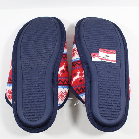 Nordstrom Fluffy Christmas Slipper Size XL (11-12) - Picture 3 of 4